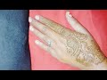 mehndi dijain full hand bilkul simple lasting video on mehndi youtube