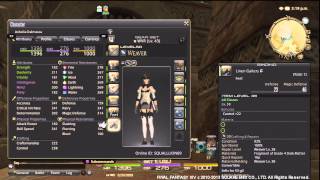 Final Fantasy XIV A Realm Reborn - My First Level 50: Weaver \u0026 Crafting Weaver's Swallowtail HQ