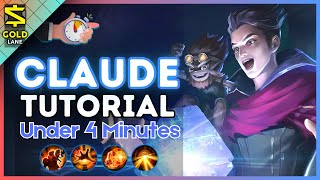 4-Minute Claude Tutorial in the Gold Lane || (MLBB S35) 2025