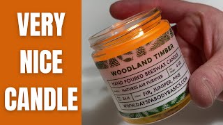 Woodland Timber Hand-Poured Beeswax Candle