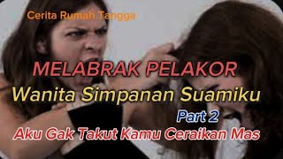 MELABRAK Pelakor, Aku Gak Takut Dicerai Mas  PART 2 || HM BERCERITA #ceritarumahtangga