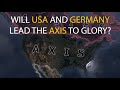 HOI4 Timelapse - What if USA was in Axis and Italy, Hungary, Romania and Bulgaria was in the Allies?