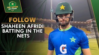 🔊🔛 Follow Shaheen Afridi batting in the nets | PCB | MA2L