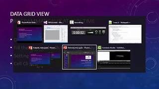 Visua Basic Tutorial 14 - DataGridView Programmatically