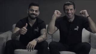 Virat Kohli \u0026 Luís Figo explaining Premier Futsal!