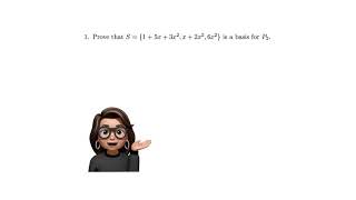 A Basis for the Vector Space of Polynomials of Degree at Most 2