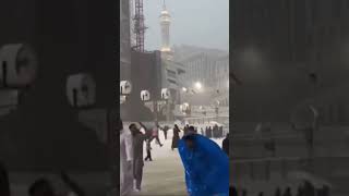 Makkah rain masjidul haram