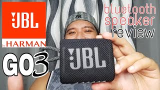 JBL Go3 Speaker Review \u0026 Sound Test (unboxing) | ph 🇵🇭