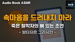 발타자르 그라시안의 냉철한 조언ㅣ400년의 지혜, 인간관계 처세술ㅣ중간광고 없는ㅣ잠잘 때 듣는 명상 명언 모음ㅣ오디오북ㅣ책 읽어주는 남자