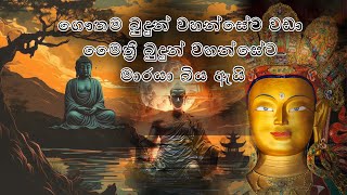 ගෞතම බුදුන් වහන්සේට වඩා මෛත්‍රී බුදුන් වහන්සේට මාරයා බිය ඇයි? | Galigamuwe Gnanadeepa Thero