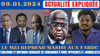 ACTU EXPLIQUÉE 09.01 : TSHILOMBO ET MUTAMBA MENACENT DE CONDAMNER À MORT OPPOSANTS ET JOURNALISTES