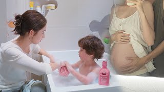 🎇Bathe the son, the boss is acting like a baby and wants to touch the pregnant belly | Chinesedrama