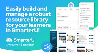 Resource Libraries: The Admin Experience – SmarterU LMS in Action