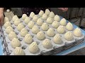 amazing mass production of juicy pork buns taiwanese street food