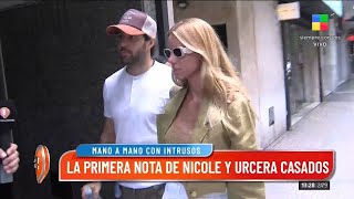 La primera nota de Nicole Neumann y Manu Urcera casados