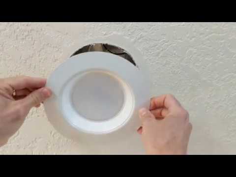 How To Remove And Replace A Recessed Led Ceiling Light Youtube How To Remove And Replace A Recessed Led Ceiling Light Youtube