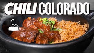 QUITE POSSIBLY THE BEST STEAK CHILI EVER - CHILI COLORADO | SAM THE COOKING GUY