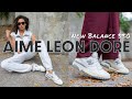 AIME LEON DORE x NEW BALANCE 550 WHITE GREY ON Foot Review and How to Style