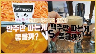 회사원 그만두고 창업 1년차 수제 맥주펍 사장님의 사연 -떡볶이 맛집이 되가는게  고민입니다.