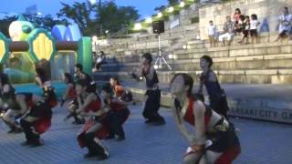 縁日広場(20140906_和っしょい)襲雷舞踊団