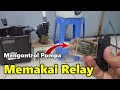 Memakai relay untuk mengontrol pompa air