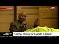 minister bheki cele speaks at thoriso themane s funeral