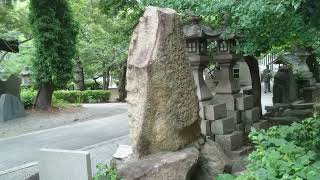 大阪  道明寺天満宮    【筆塚】４月２５日に筆に感謝して、筆祭が行われている。    菅原道真の有縁の日