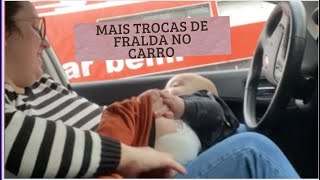 Aprendi a fazer pão com minha amiga + Trocando fralda no carro