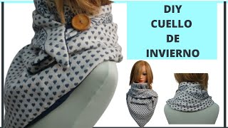 DIY COMO HACER CUELLO DE INVIERNO🌻