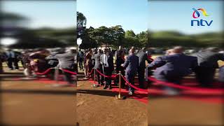 Dignitaries arrive at Moi's home in Kabarak || Moi's Final Journey