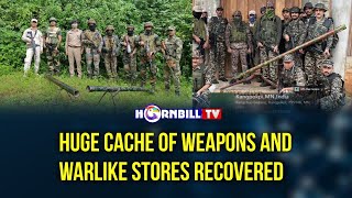 HUGE CACHE OF WEAPONS AND WARLIKE STORES RECOVERED