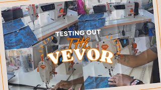 Sewing A Bag Using The Vevor Industrial Sewing Machine Pt.1 + Sewing Vinyl