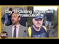 🔴Day 18. Closing Argument Prosecution #richardallen #Delphi #truecrime #closingarguments