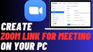 How To Create Zoom Link For Meeting In Laptop/PC/Computer