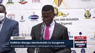 #Agataliikonfuufu:  Katikkiro Mayiga alambuludde ku byogerwa.