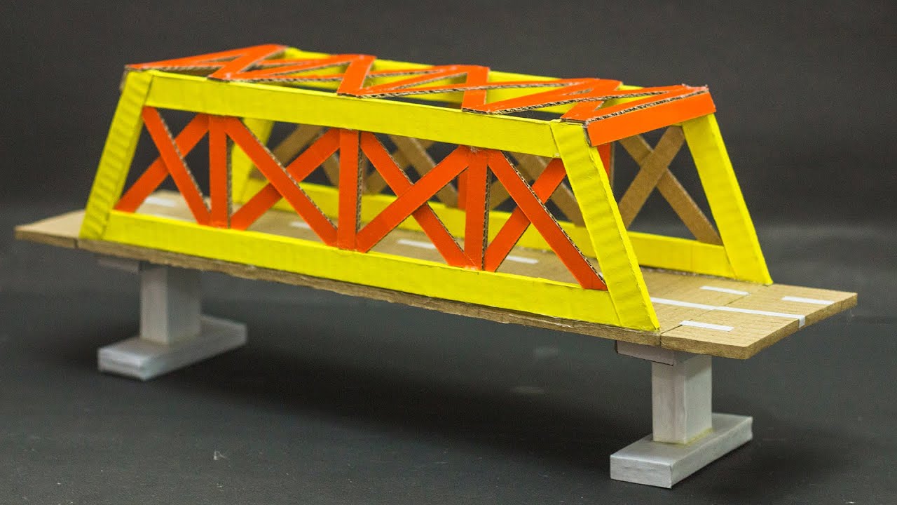 School Science Projects | Truss Bridge - YouTube