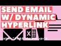 Excel VBA Macro: Send Email with Dynamic Hyperlink (Variable Based on Cell Value)