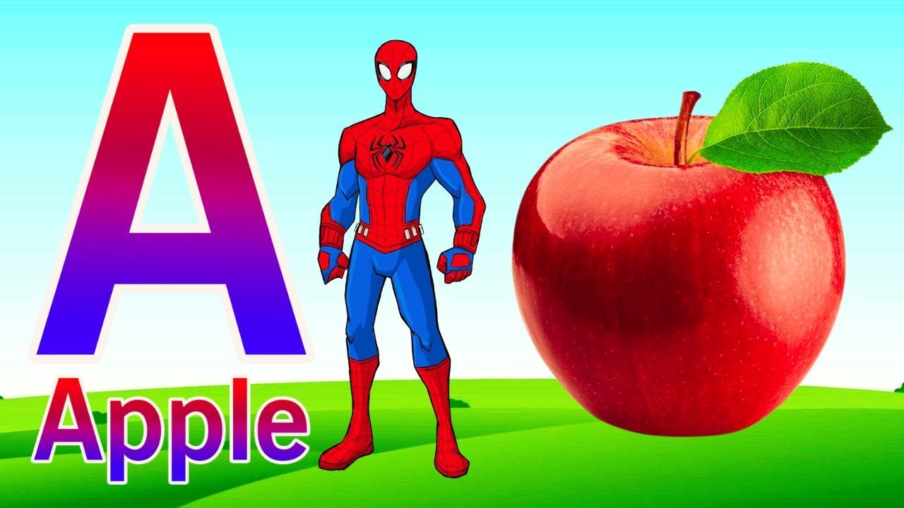 A For Apple B For Ball | Learn Alphabet A To Z | Learn The Alphabet For ...