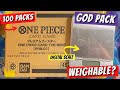 100 One Piece PRB-01 The Best Packs Weighed & Opened! Is it possible to weigh a GOD PACK?