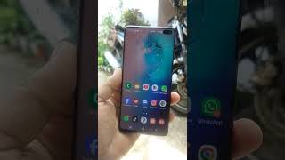 ganti LCD Samsung S10+ OLED 2.  (Ham service Surabaya)