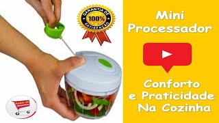 Mini Processador de Alimentos Manual - Esse Funciona Mesmo