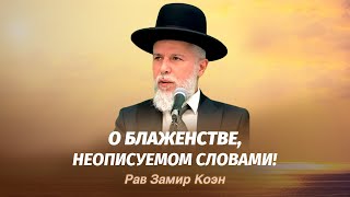 Рав Замир Коэн - О блаженстве, неописуемом словами!