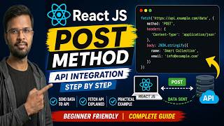React JS POST Method Tutorial | API Integration Beginner to Advance
