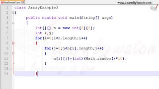 What is 2-Dimensional array in JAVA | Learn JAVA with Practical Examples | Vineet Agarwal