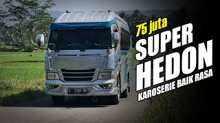 Review Karoseri PT. BAIK RASA PERKASA Model Travel Mitsubishi Canter 110PS