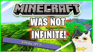 Minecraft Was NOT Always Infinite... | Minecraft Quickly ⏱