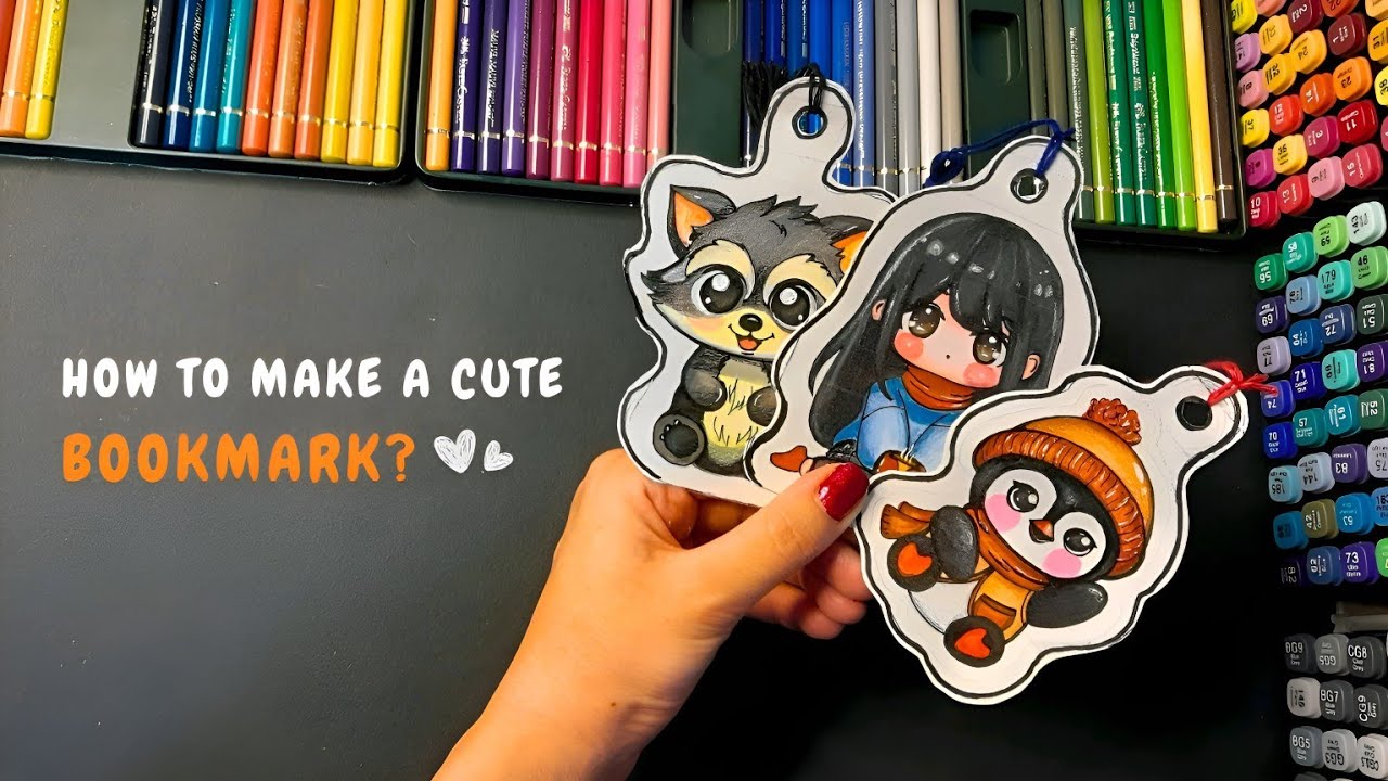 How To Make A Cute Bookmark Cute Drawingрџћёрџ њ Youtube