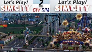 Let's Play Simcity! Amusement Park City