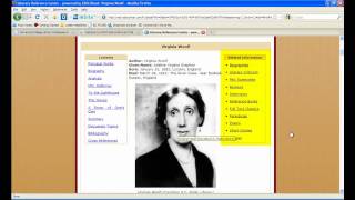Literary Reference Center database tour (no captions)
