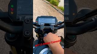 Yamaha MT15 Meter console Indian version # Shorts